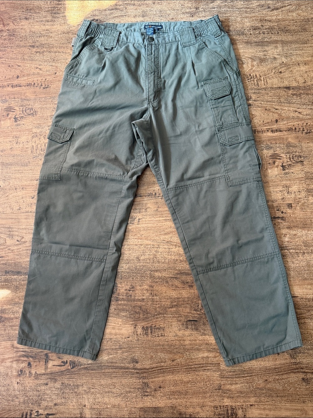 Men's Olive Green Tactical Cargo Pants size 36x30